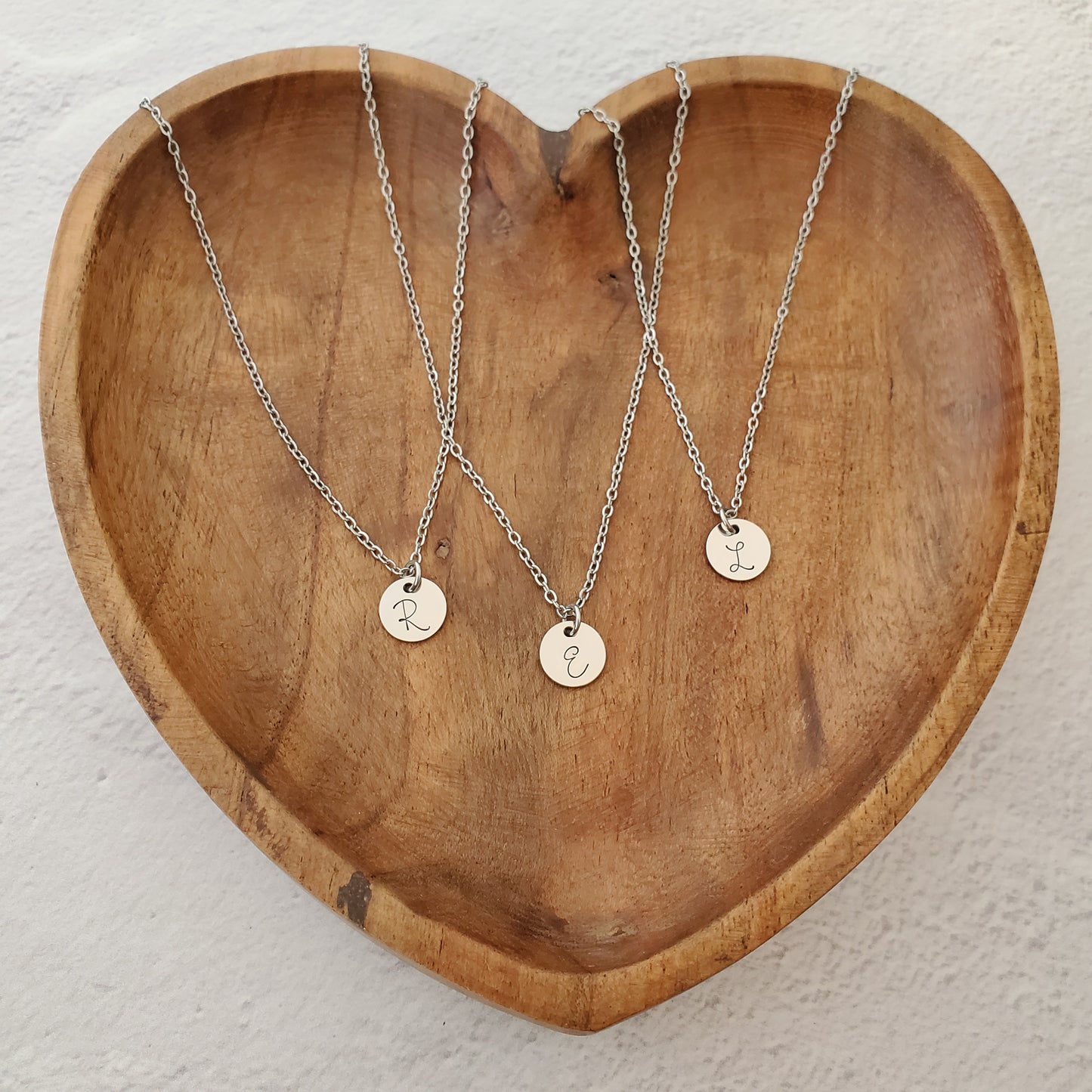 Initial Necklace Single Script