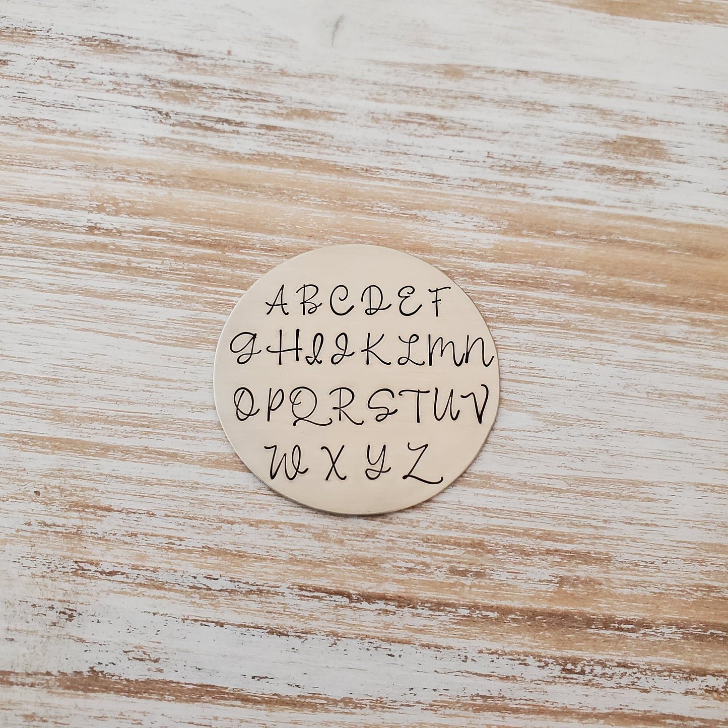 Initial Necklace Single Script