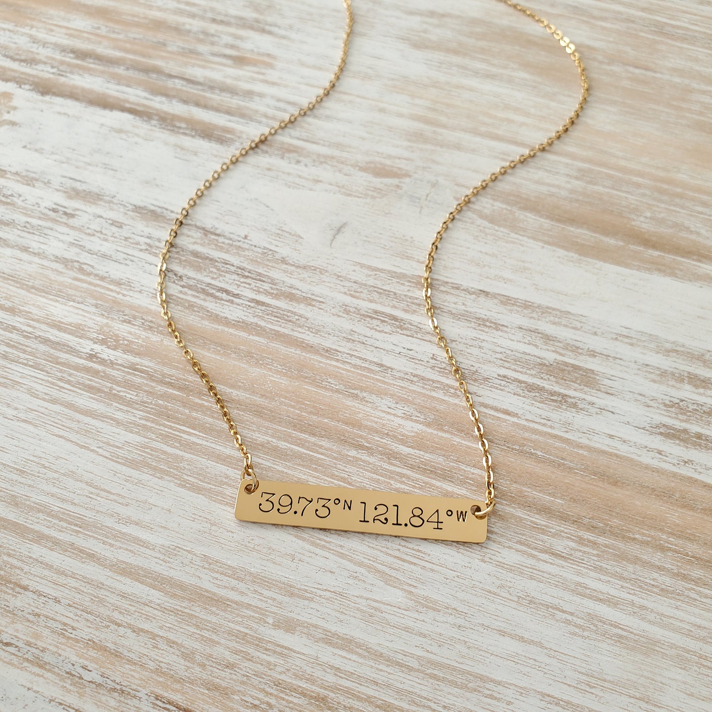 Horizontal Bar Necklace Coordinates