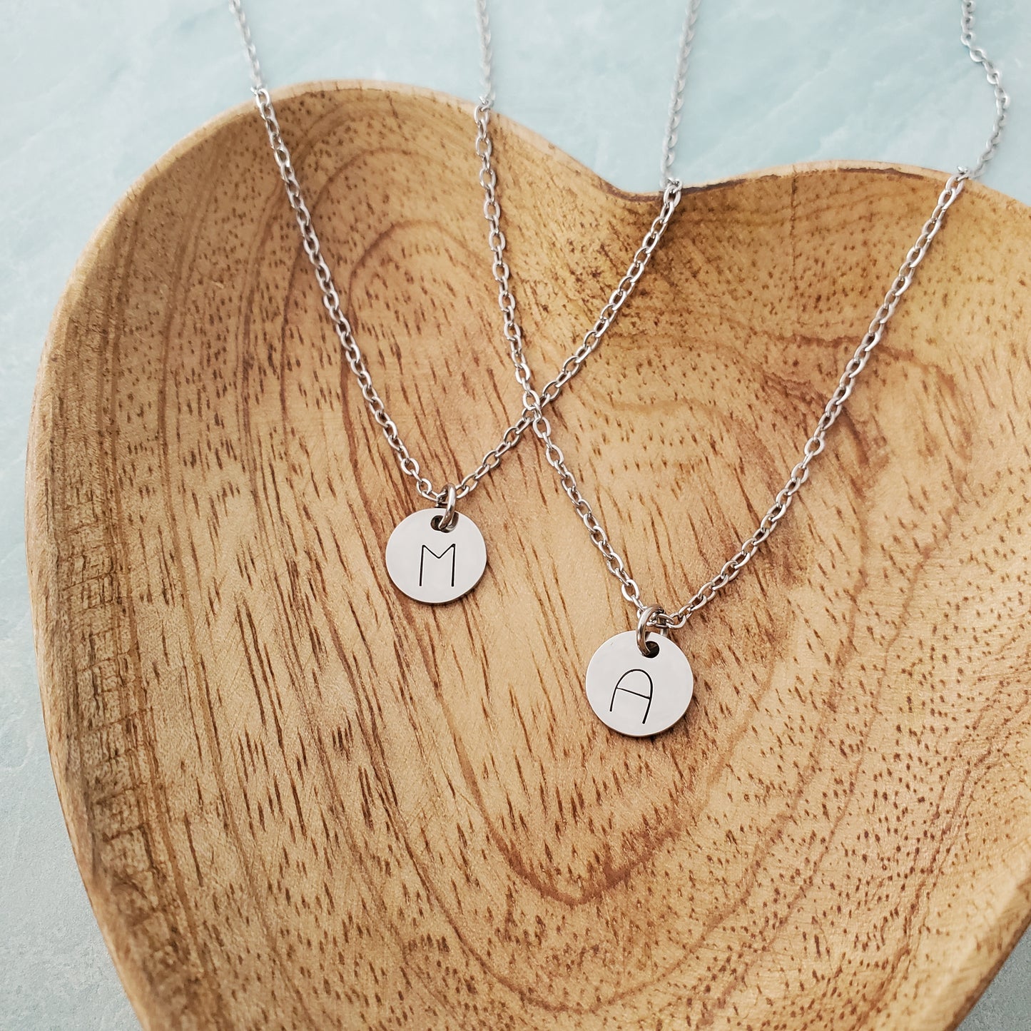 Initial Necklace Single Print